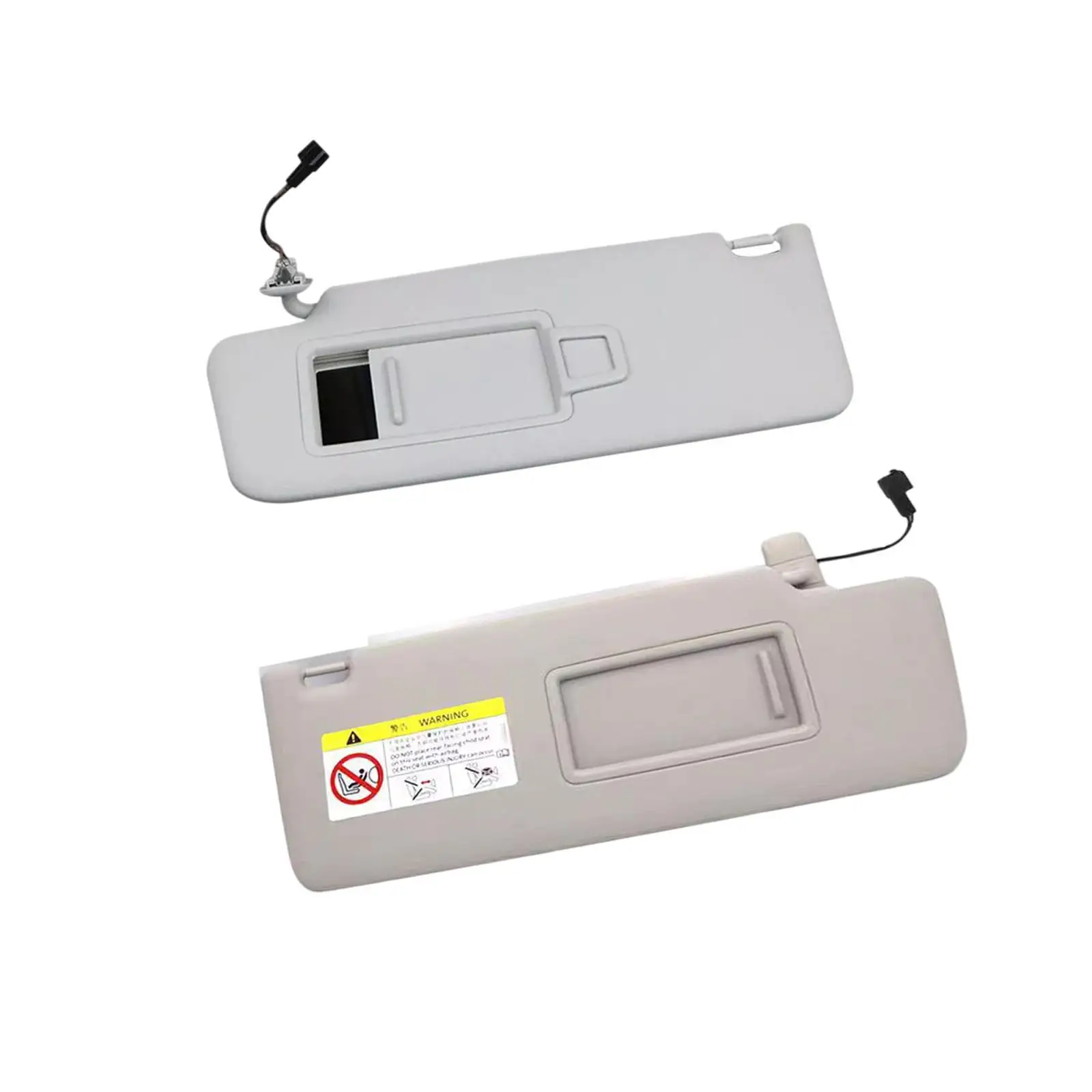Front Sun Visor with Makeup Mirror Replace Easily Install Car Interior Accessories Premium for MK7 B8 T-cross E-golf