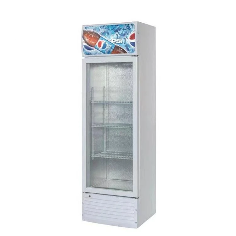 Supermarket Glass Door Drink Display Fridge Cooler Cola Chiller Cabinet Refrigerator