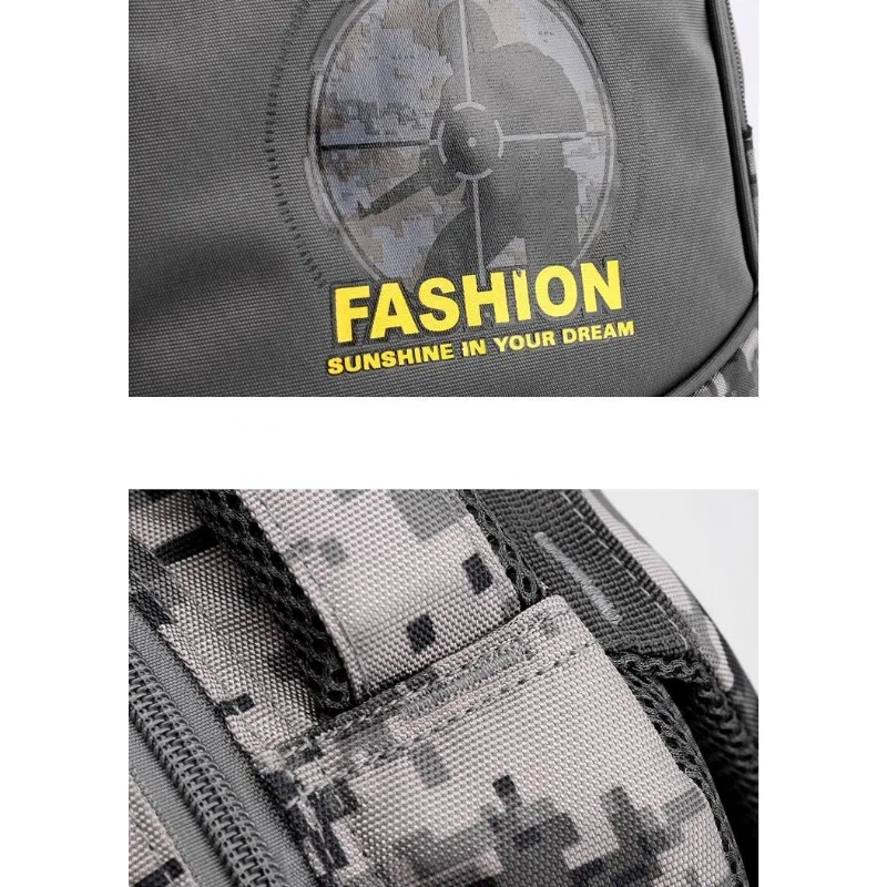 Schoolbag Camouflage Dirt-resistant and Spine-protecting Large-capacity Children Backpacks Primary and Secondary School Students