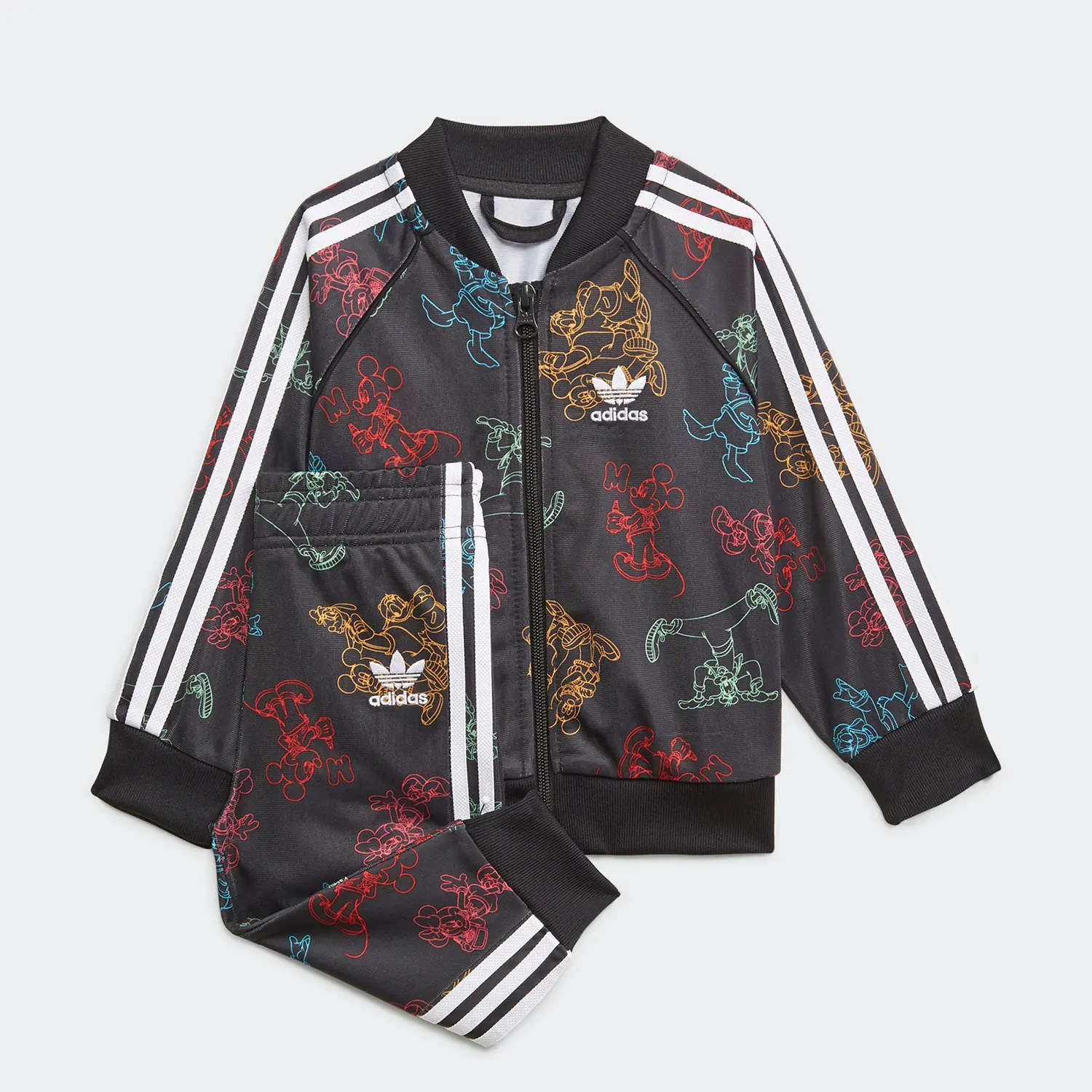Traje deportivo de manga larga de moda casual para bebés y niños pequeños Adidas Clover original H20324