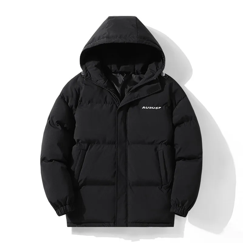 Novo quente dos homens parka jaqueta outono inverno dos homens roupas esportivas casuais com capuz parkas outwear casacos soltos puffer jaquetas