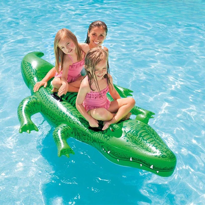 

Inflatable Floating Row Toy Crocodile Children's Water Inflatable Outdoor Swimming Water Toy Pool Beach Swimming Toys