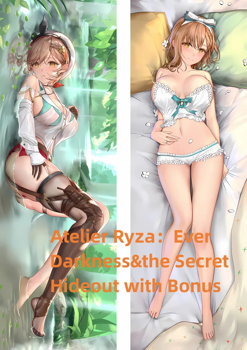 

Dakimakura Anime Pillow Case Atelier Ryza Double-sided Print Of Life-size Body Pillowcase Gifts Can be Customized