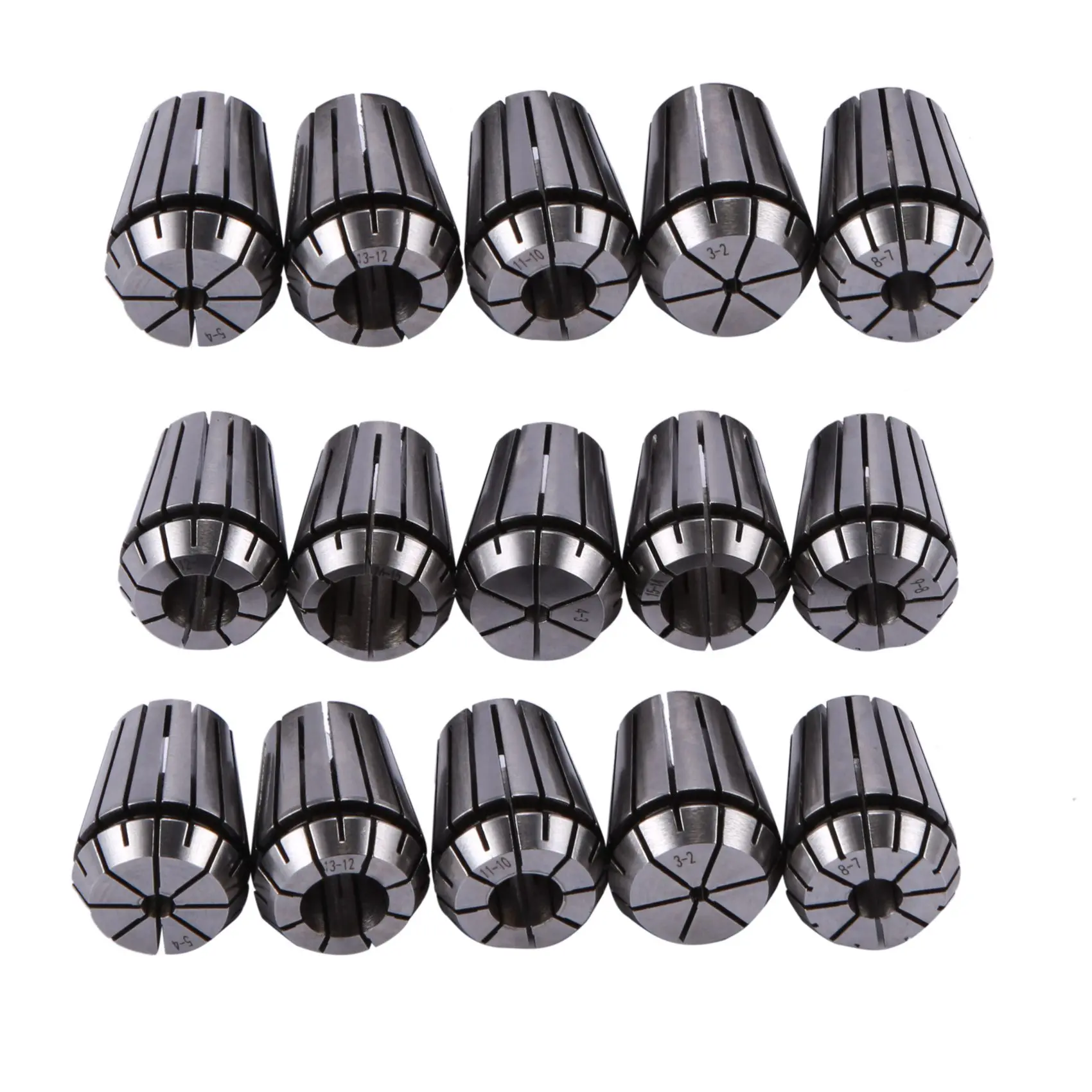 T61C_15Pcs ER25 Collet Tool Set from 2mm to 16mm CNC Collet Chuck