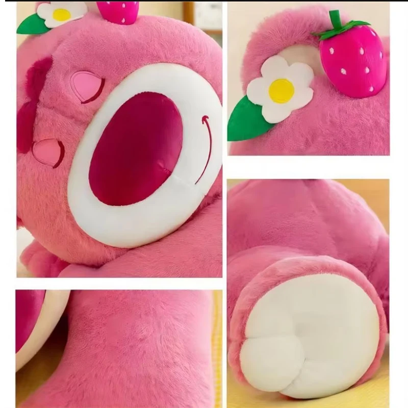 Disney Toy Story Lotso mignon ours fraise canapé en peluche oreiller jouets en peluche enfants filles amis Festivals cadeau d'anniversaire