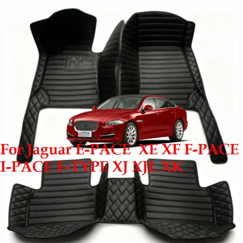 Alfombrillas personalizadas OMANE para Jaguar E-PACE XE XF F-PACE I-PACE F-TYPE XJ XJL XK, alfombras para coche, accesorios para pies