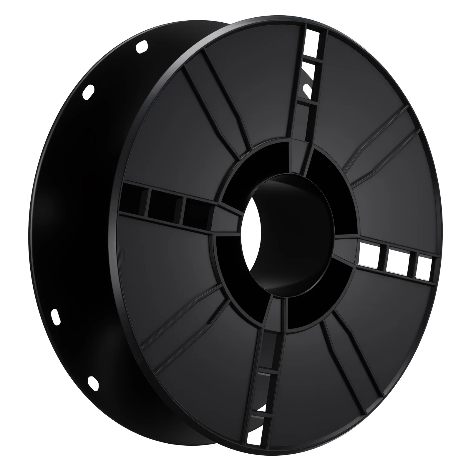 Durable Plastic Extension Cord Reel with Handle for Easy Storage and Transport Black