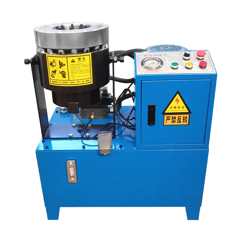 Automatic Steel Pipe Shrinking Machine Hydraulic Pipe crimping machine Steel Tube scaffolding round tube square tube shrinker