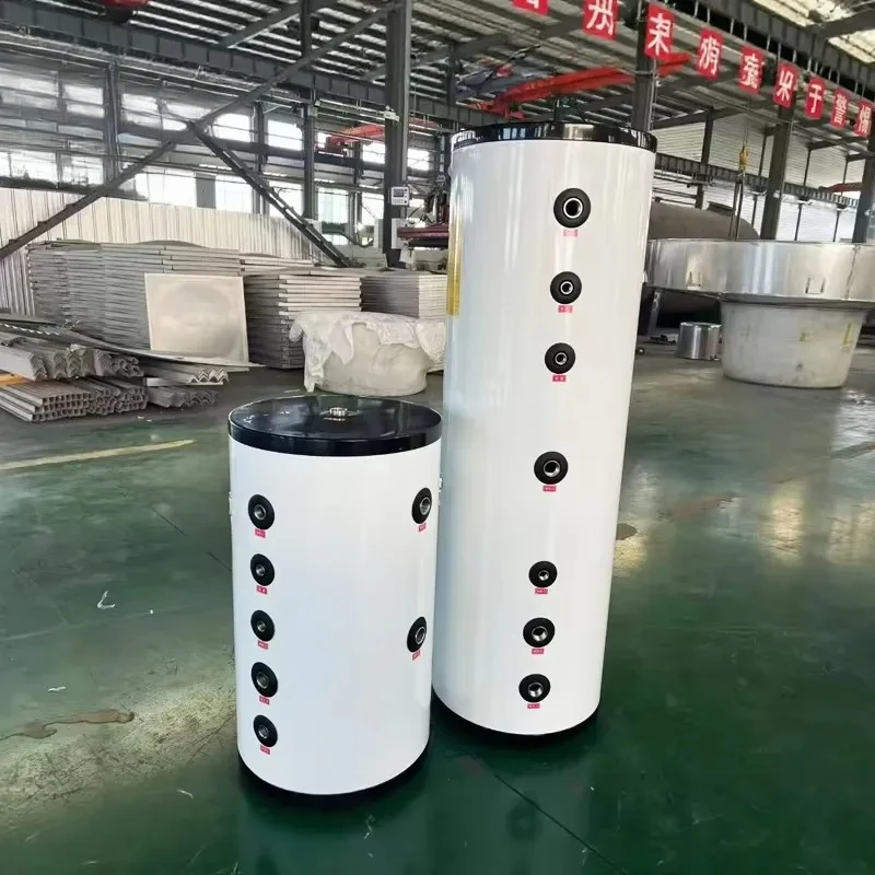 HVAC Buffer Water Tank for Heat Pump System Floor Heating Fan Coil Unit and Hot Water Storage