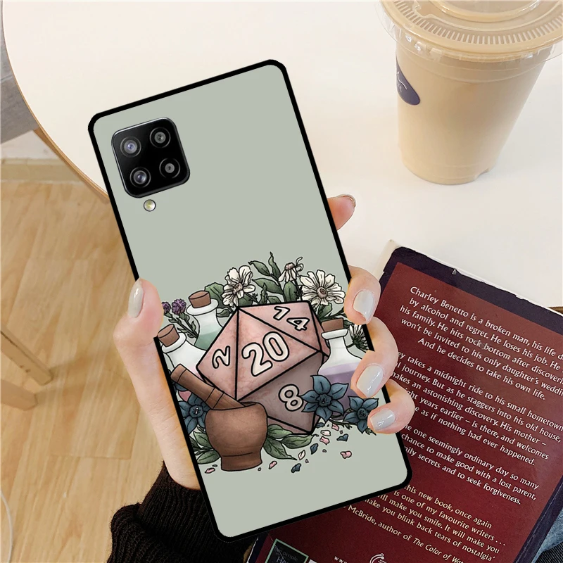 Tabletop Gaming Dice Case For Samsung Galaxy A52 A32 A22 A12 A13 A23 A33 A53 A73 A51 A71 A14 A24 A34 A54 Coque