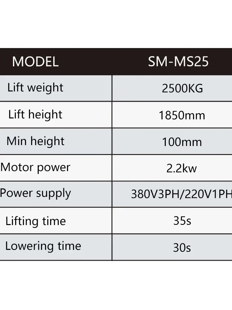 2.5T/3T Movable Single Post Auto Lift of Popular Single Post with CE One Post Lift for DDP(shipping cost including custom tax)