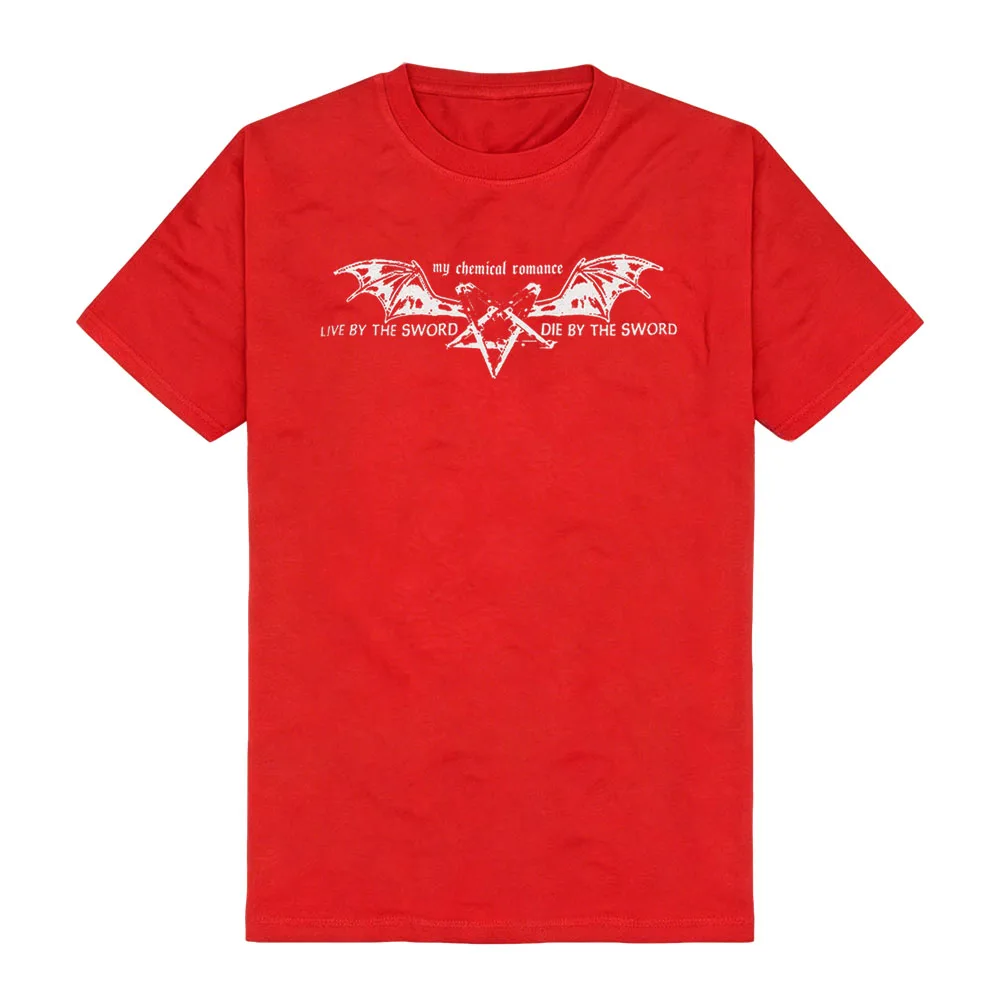My Chemical Romance Band Classic Collection Goth Rock Aesthetic O-neck Soft 100% cotton Graphic Printing short sleeve women men