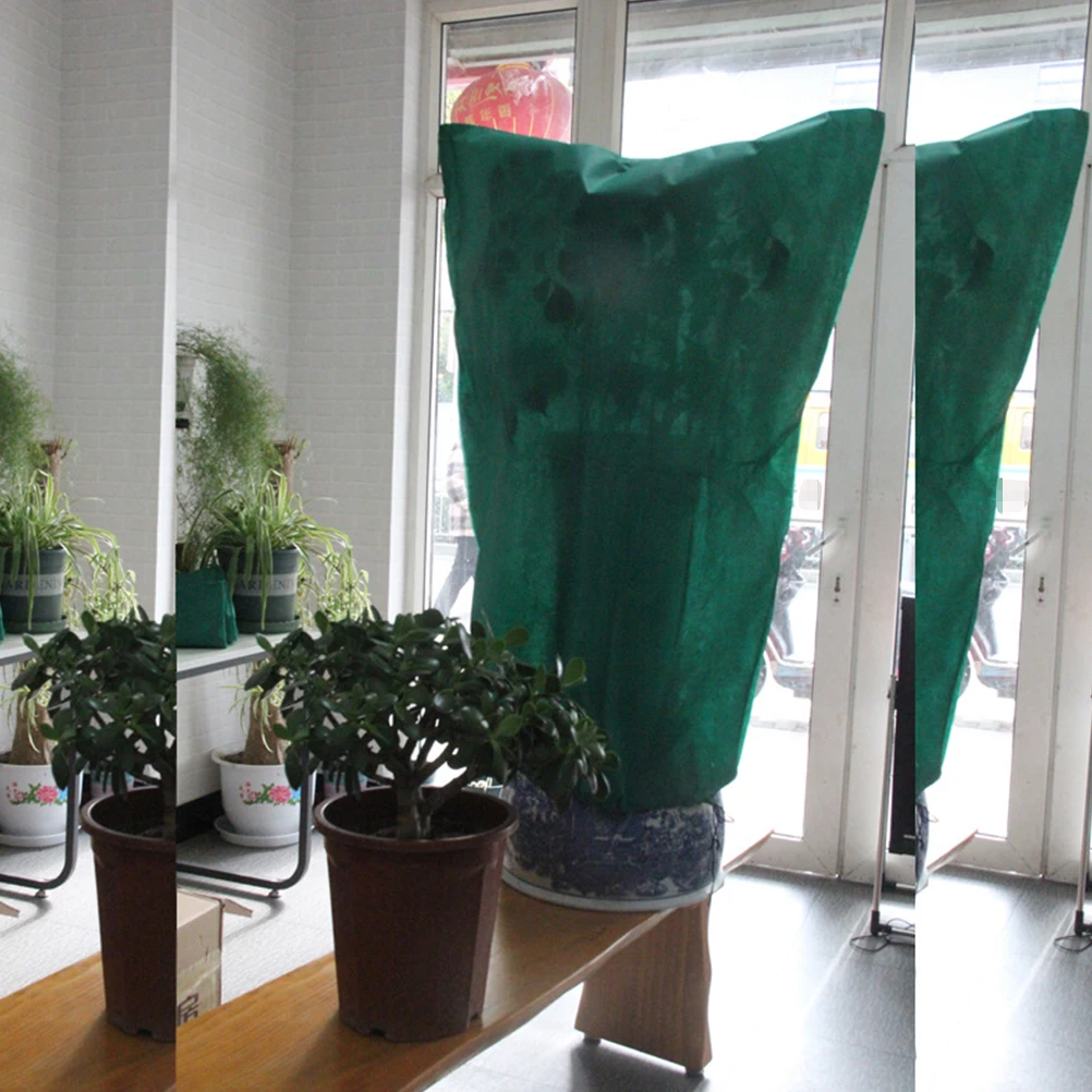 

1pc Plant Cover Protector Tree Flower Guard Waterproof Windproof Garden Shade Cloth For Home Public Use 80X120Cm Green