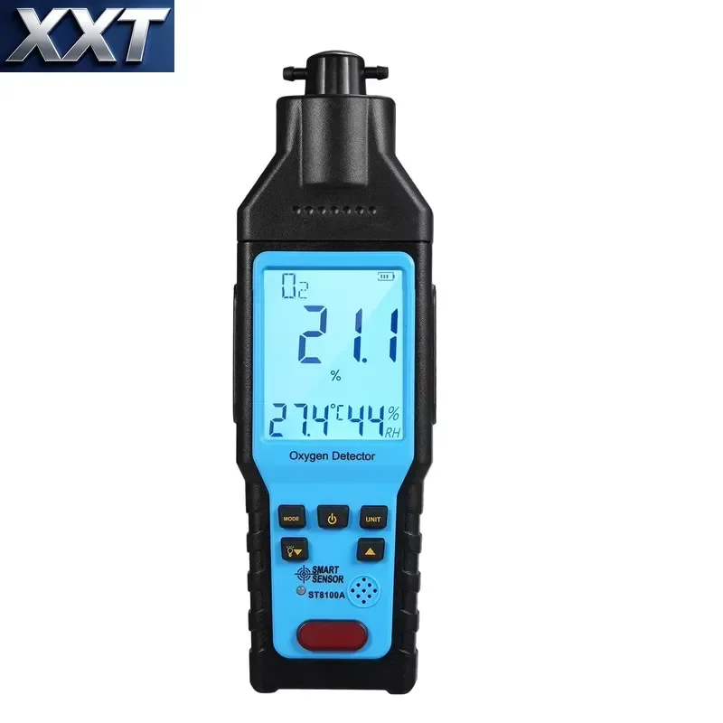 XXT Digital O2 Tester 100% VOL Rechargeable Precision Measurement Meter for Climbing Laboratory