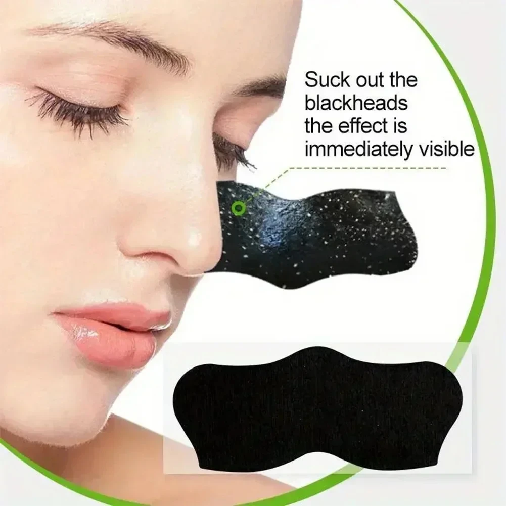 Mascarilla eliminadora de espinillas Unisex, tiras de limpieza profunda para la nariz, para el cuidado de la piel del poro, limpiador de pegatinas para la nariz, 10/50/100 Uds.