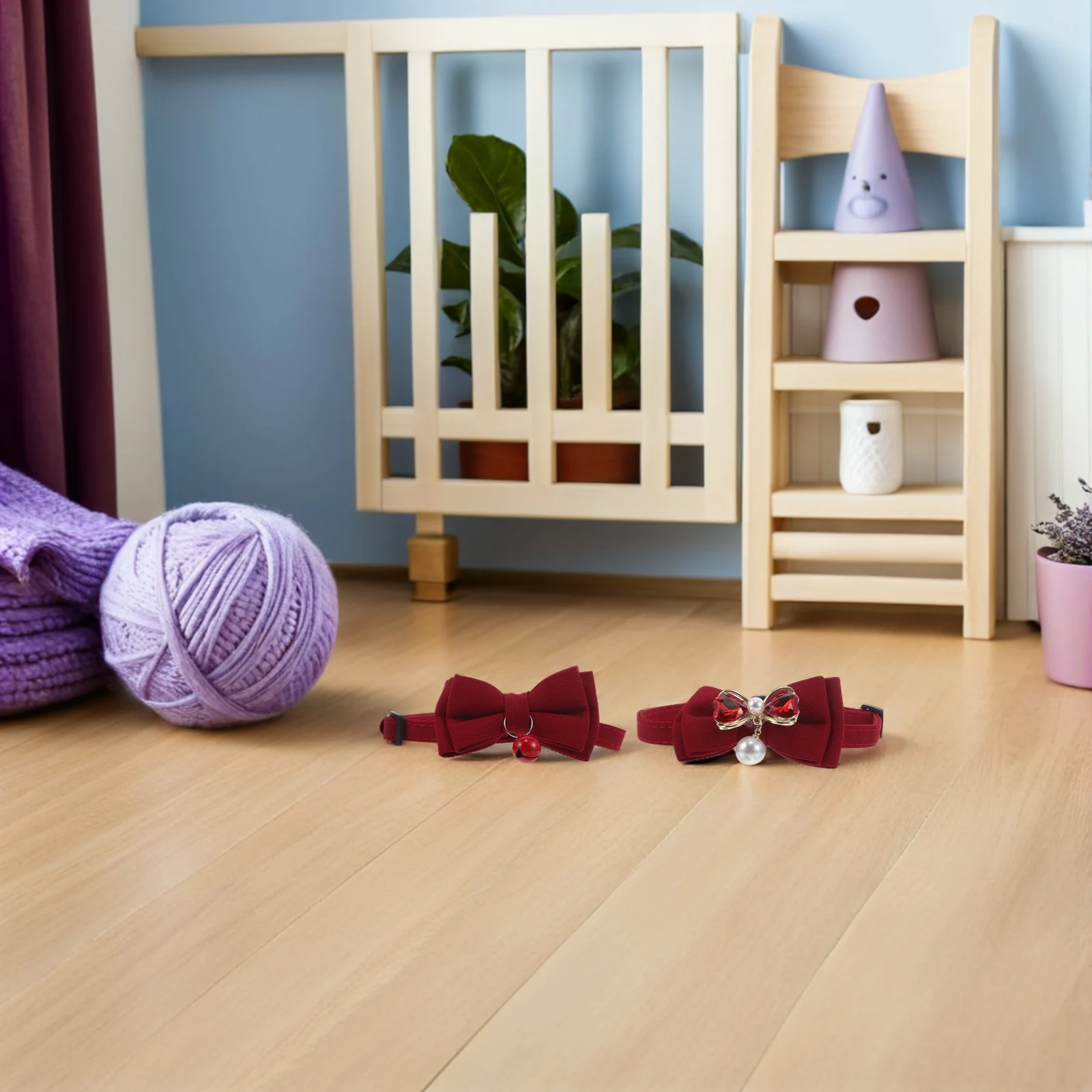 

4pcs Pet Wedding For Cats Dogs Elegant Bow Pendant Adjustable Breakaway Safety Puppy Kitten Neck Decoration Cat Collar Bow Dog