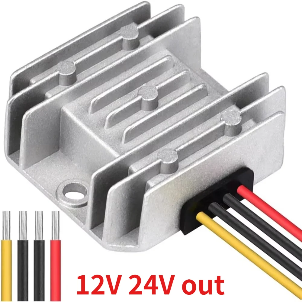 DC 8V-40V to 12V 10A  Automatic Buck/Boost Converter Voltage Reducer Waterproof Regulated  Power Supply for Golf Cart Club Car