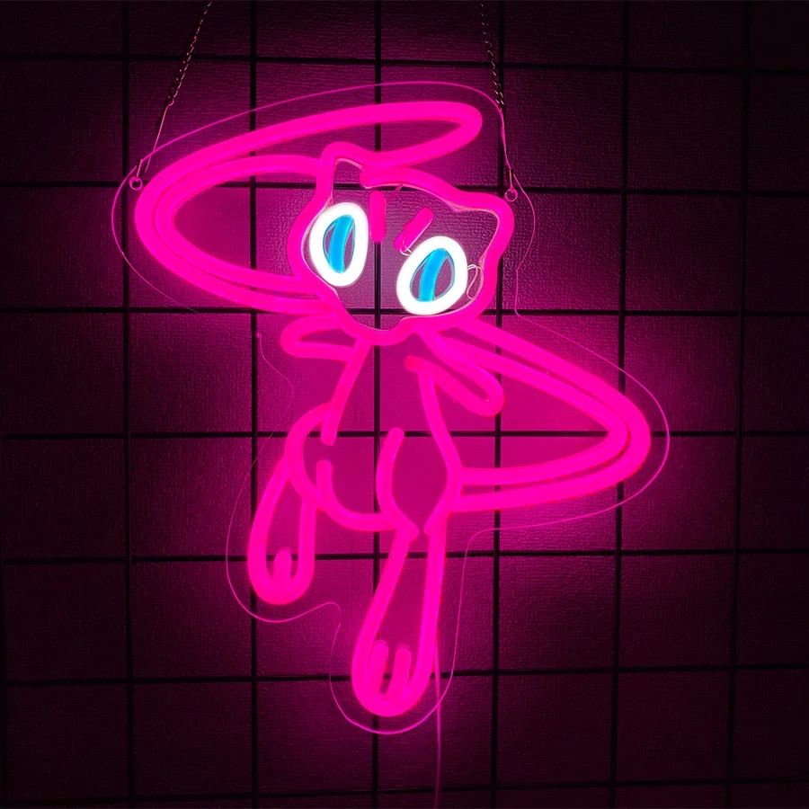 1pc Lights Pink Ghostbusters for Bedroom Led Men's Neon Decoration Gifts Fans. Cats Game Room Cave Bar Novelty Lighting（new）