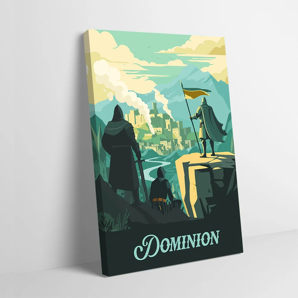 Dominion Board Game Inspired Poster Customizable Printed Canvas Painting for Pictures Wall Art Interior Accessories Wand Deko