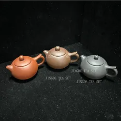 Chinese Yixing Purple Clay Tea Pot Hand Made Pot Dahongpao Mud Tea Set Xishi Teapot Custom Gifts Authentic 120ml