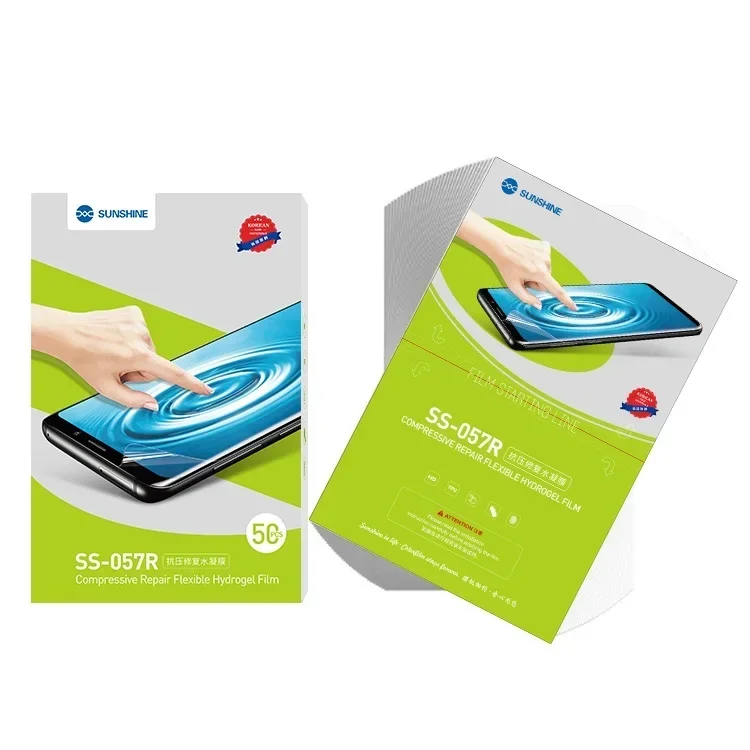 SUNSHINE SS-057R Protector Film Curved Edge Screen Protector Hydrogel Film Pressure-resistant Repair Imported Hydraulic Film