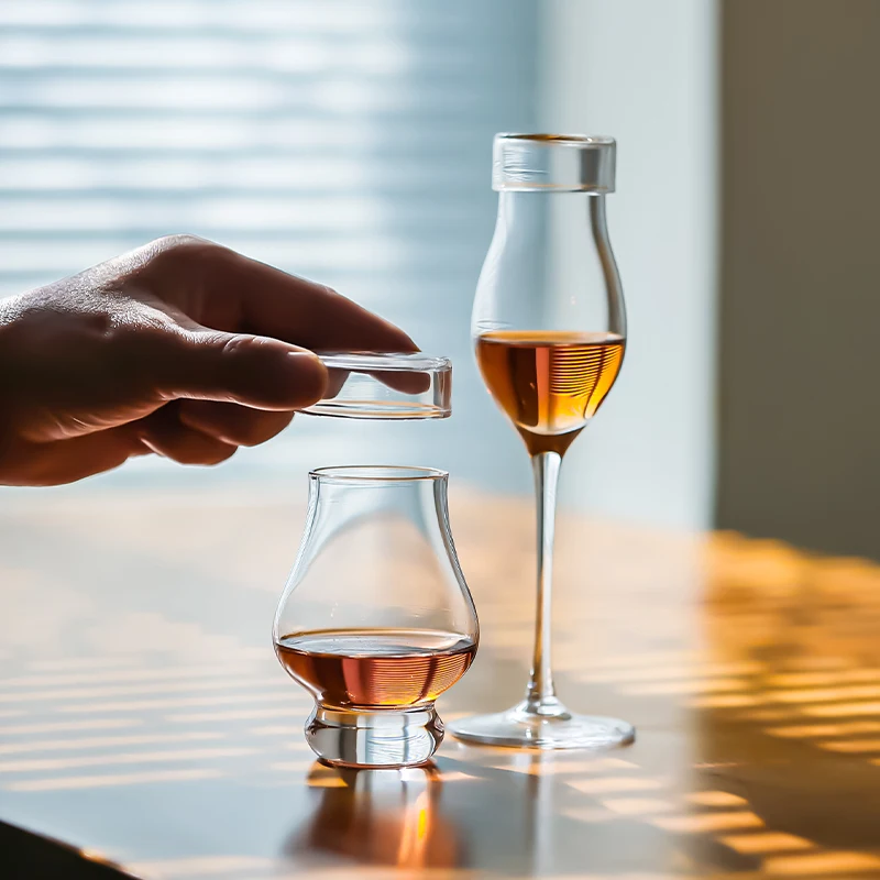 

1pcs Inmeet Whisky Glass Tasting Cap,Professional Whiskey Tasting Supplies Glass Lid