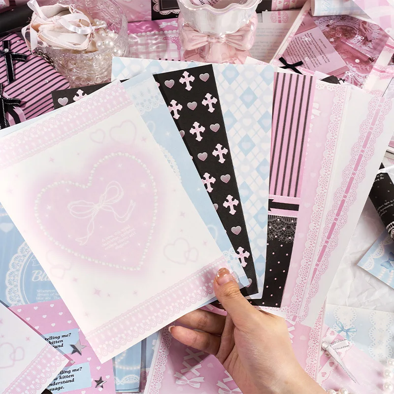 30 sztuk duży rozmiar Vintage papier dekoracyjny do planowania ręcznie robione DIY konto ręczne pamiętnik Album papier do scrapbookingu