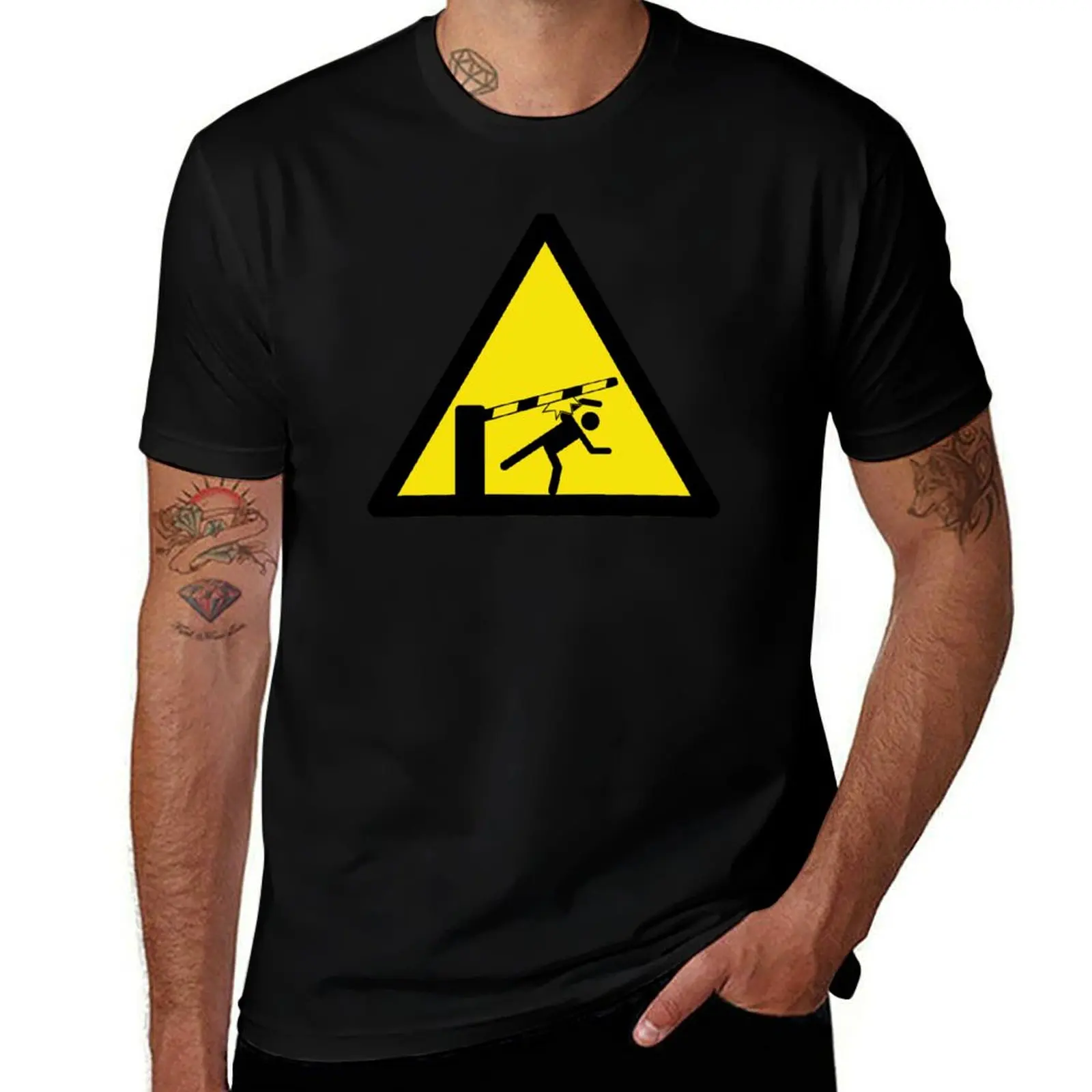

- man Hazard Gate T-Shirt shirt t shirt t cotton cotton man