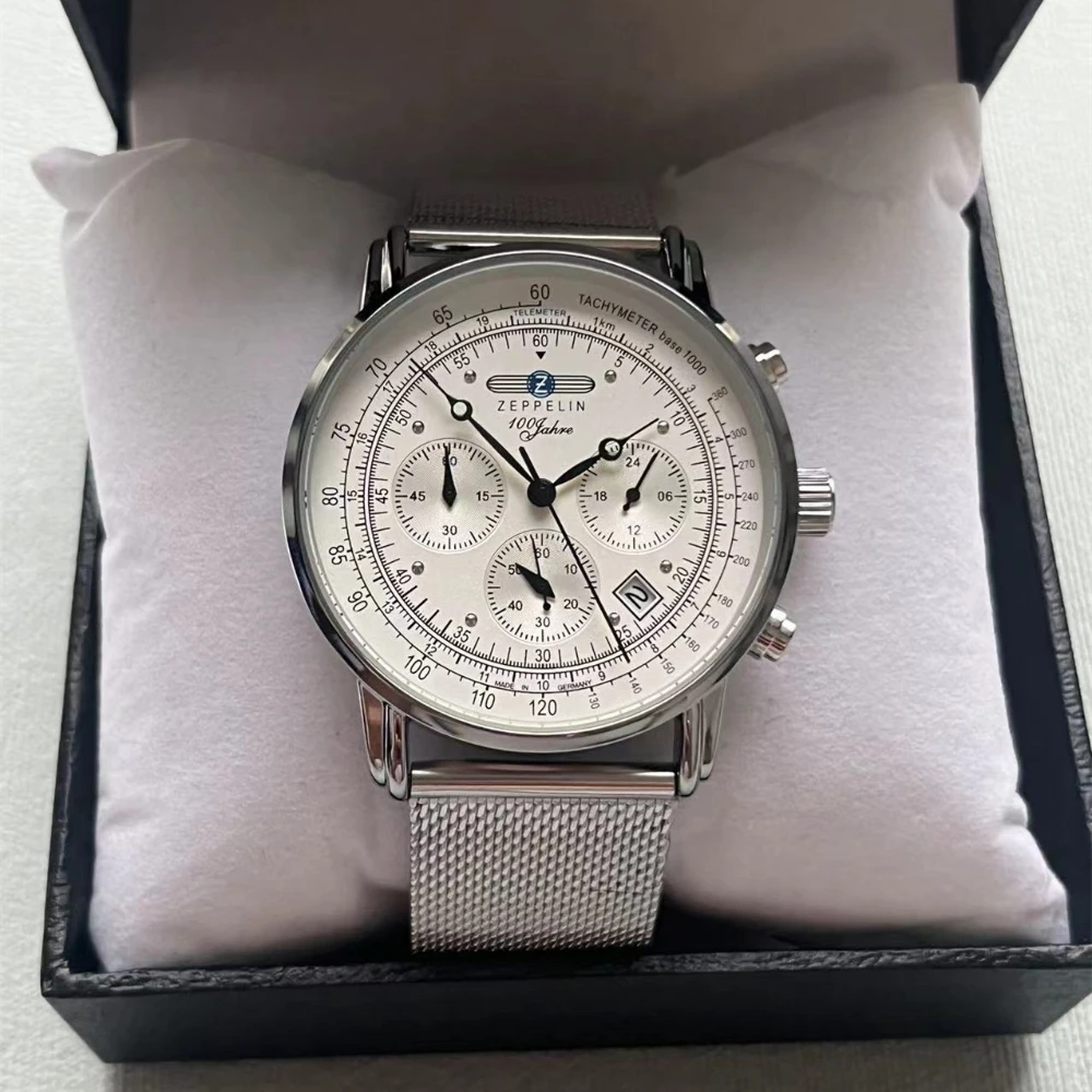 Hot selling New Product Fashion Business Zeppelin Airship Watch Classic Retro Men's Watch Luxury Automatic Date Quartz Watch