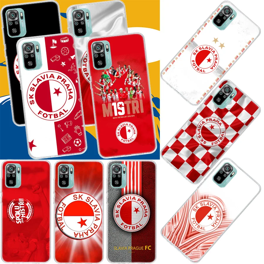 Sk Slavia Praha Czech Republic Phone Case For Xiaomi Redmi Note 14 13 Pro Plus 5G Cover 12 12C 10X 10C 10A 9 10 9T 9C 9A 8A 8 7A