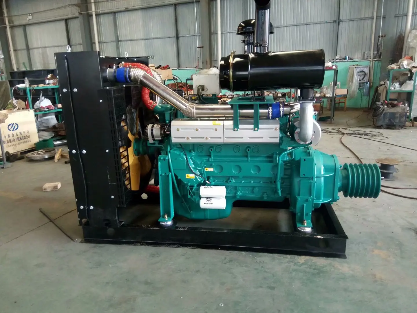 Weichai diesel engine 6126ZLP 225kw 281kva 306Hp 1500rmp water cooled engine diesel with clutch usage crusher pump dredger