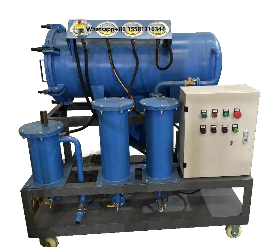Heavy Fuel Oil Separator Coalescer  Oil Water Separator Machine 1800L/H Flow 3-Year Warranty