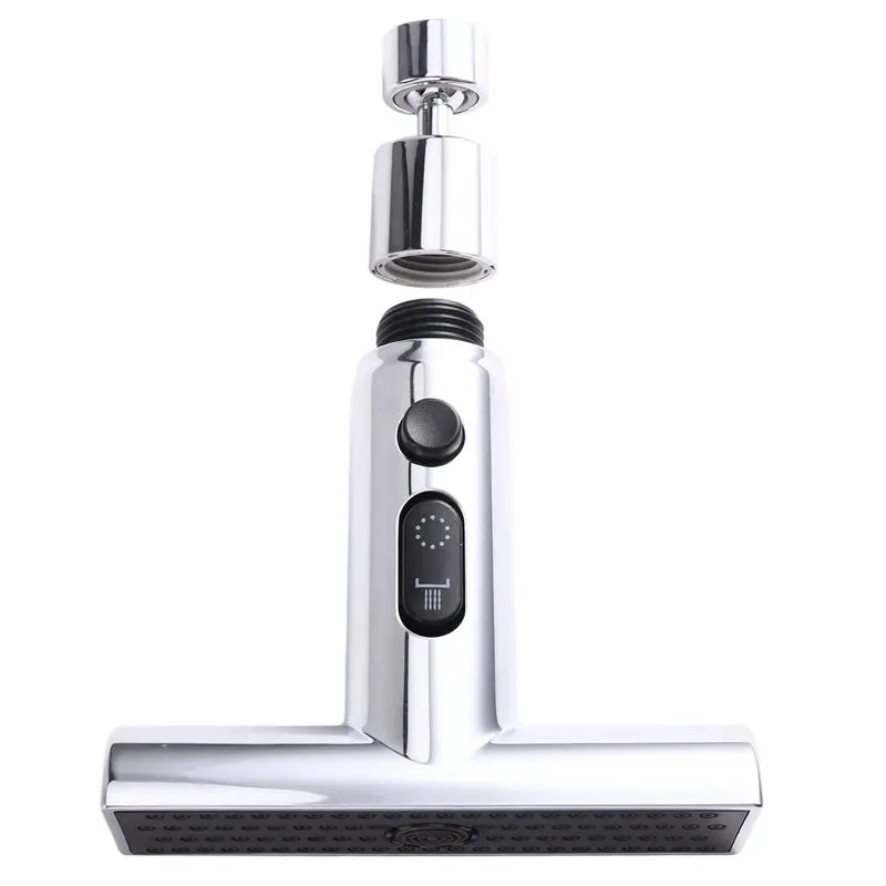AFOURT-Pull Down Kitchen Sink Faucet Head Waterfall Faucet Extender Sprayer Head Waterfall Kitchen Faucet Head B - view 6