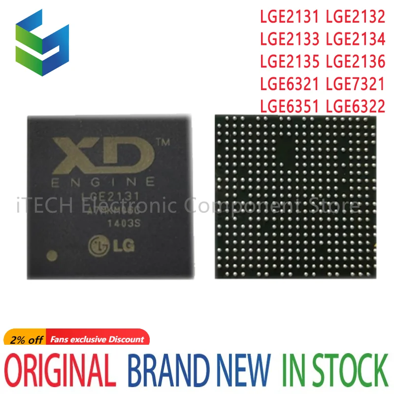 

1PCS 100% New LGE2131 LGE2132 LGE2133 LGE2134 LGE2135 LGE2136 LGE6321 LGE6322 LGE6351 LGE7321 BGA IC Chipset In Stock