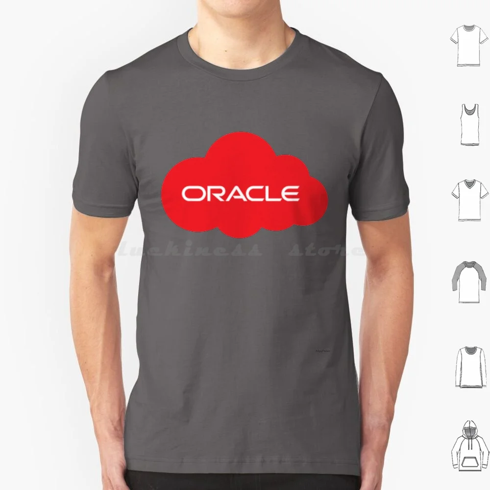 Oracle Logo T Shirt Big Size 100% Cotton Cryptocurrency Oracle Crypto Oracle Cloud Chainlink Ether Database Oracle Logo Oracle