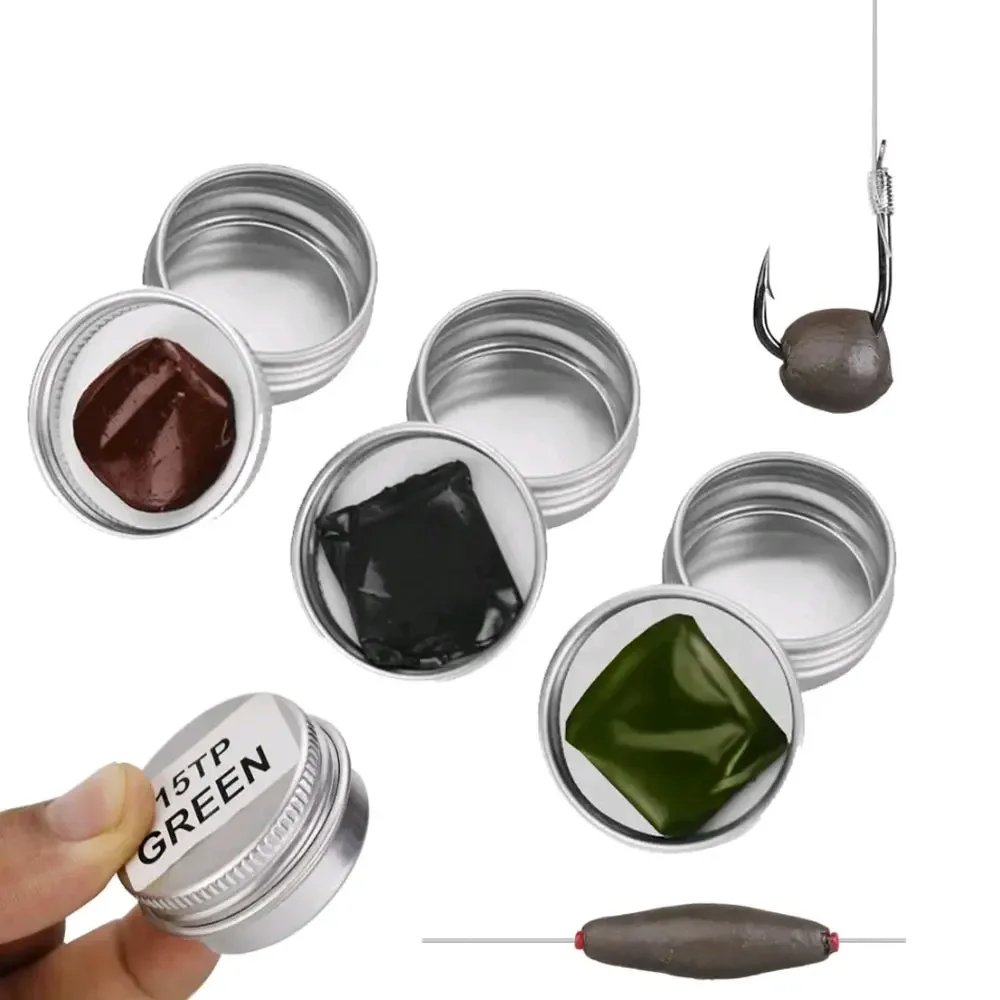 15g Tungsten Mud Rig Putty Soft Leading Sinker Weight Carp Fishing Weight Heavy Bait Sinkers Terminal Tackle Fishing Accessories