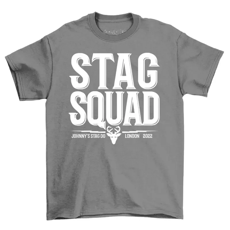 Mens Stag Do Groom T Shirt Men's Personalised Party for Men