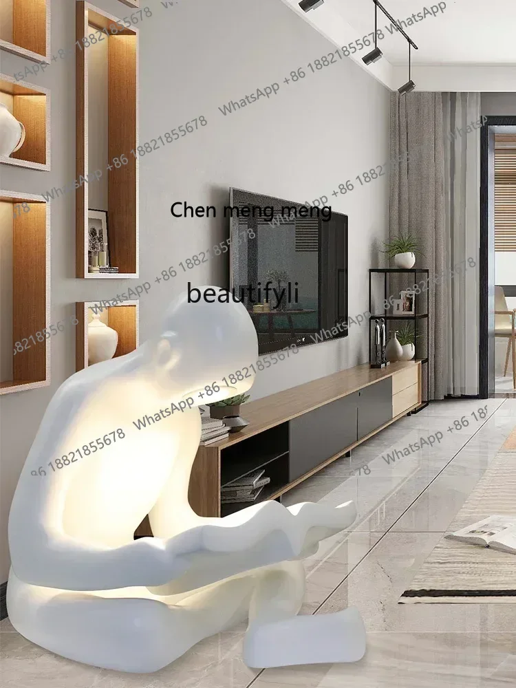 X  A13 Living Room Library Floor Big Decorations Creative Figure Sculpture Sales Office Decoration Commercial Center