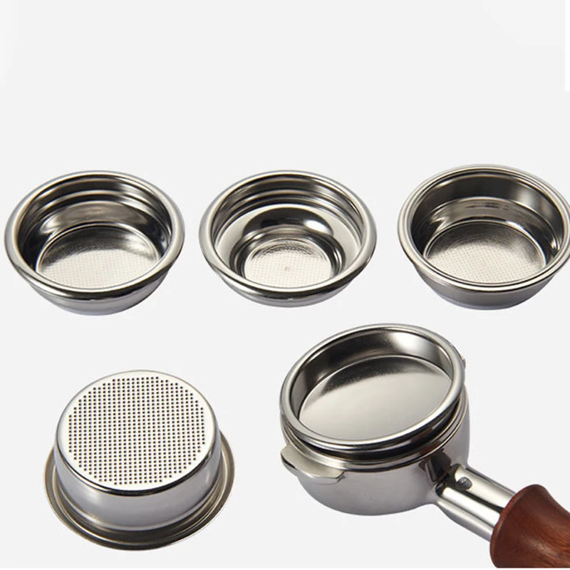 51/54/58MM Stainless Steel Coffee Filter Basket For Delonghi Breville Cafe Machine Dripper Portafilter Coffe maker Strainer