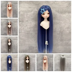 New 1/3 & 1/4 & 1/6 Bjd Doll Wig Long Bangs Straight Wig Girls Diy Dress Up Accessories
