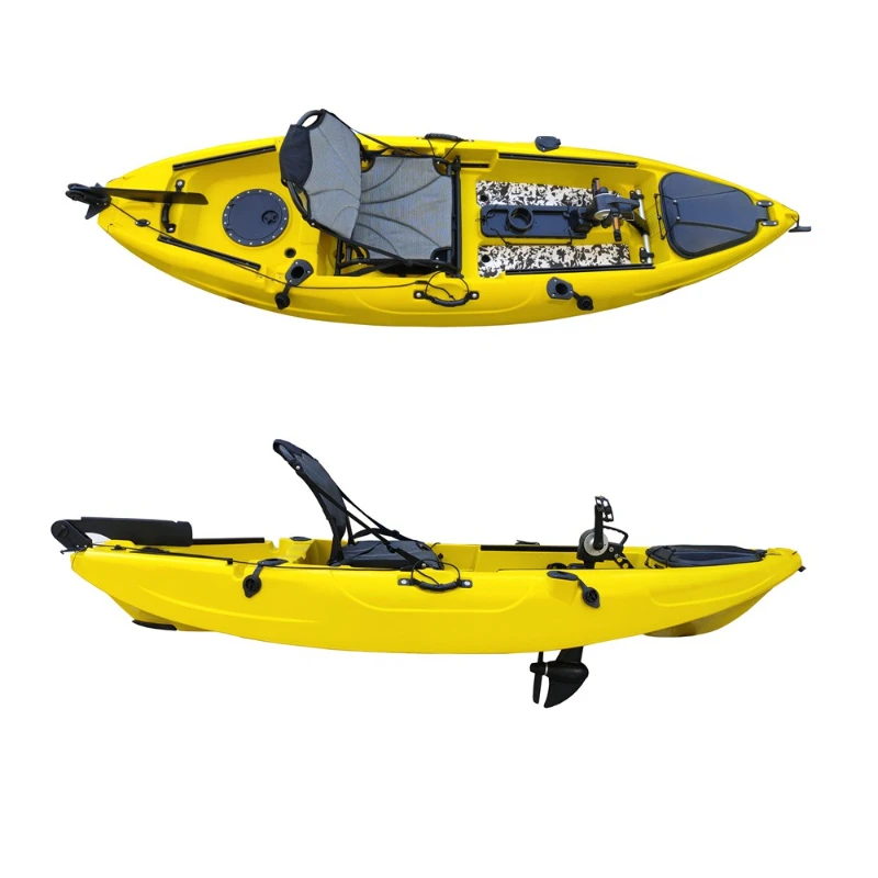 

Plastic kayak single pedal boat pedal boat fishing boat