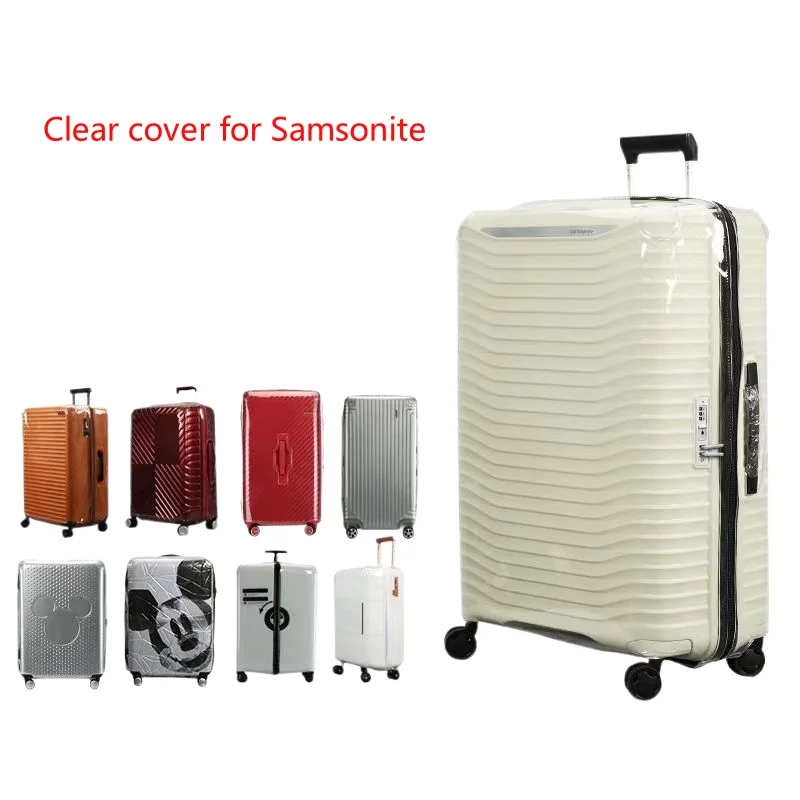 

Luggage Cover for Samsonite Protecter Case Customized with Zipper Suitcase Dustproof Covers Clear PVC Luggage Accessories