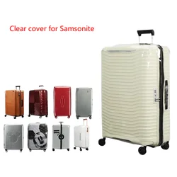 Luggage Cover for Samsonite Protecter Case Customized with Zipper Suitcase Dustproof Covers Clear PVC Luggage Accessories