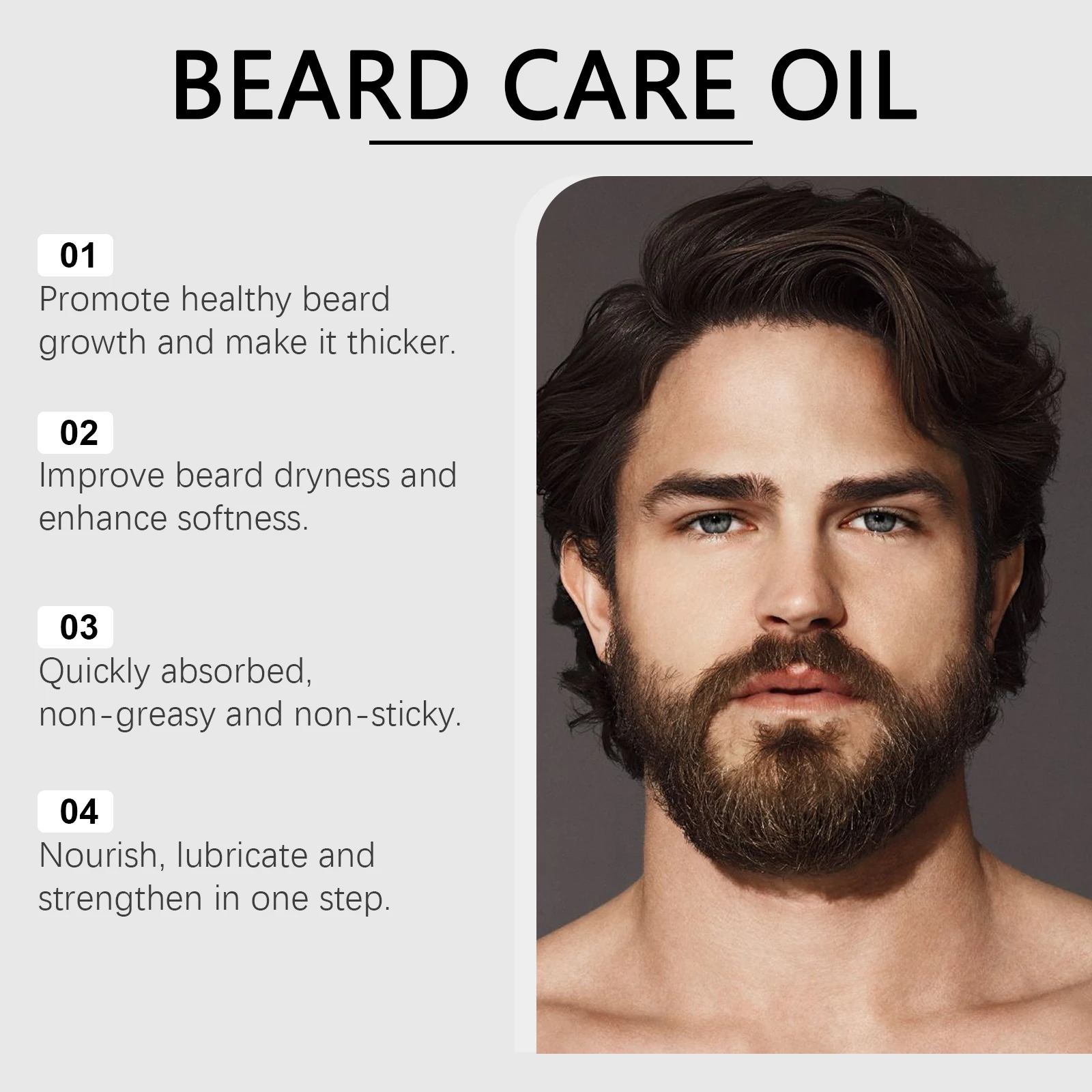 남성용 수염 오일, 콧수염 강화, 영양 공급, 부드럽고 - Beard Oil Growth 리뷰 및 가격