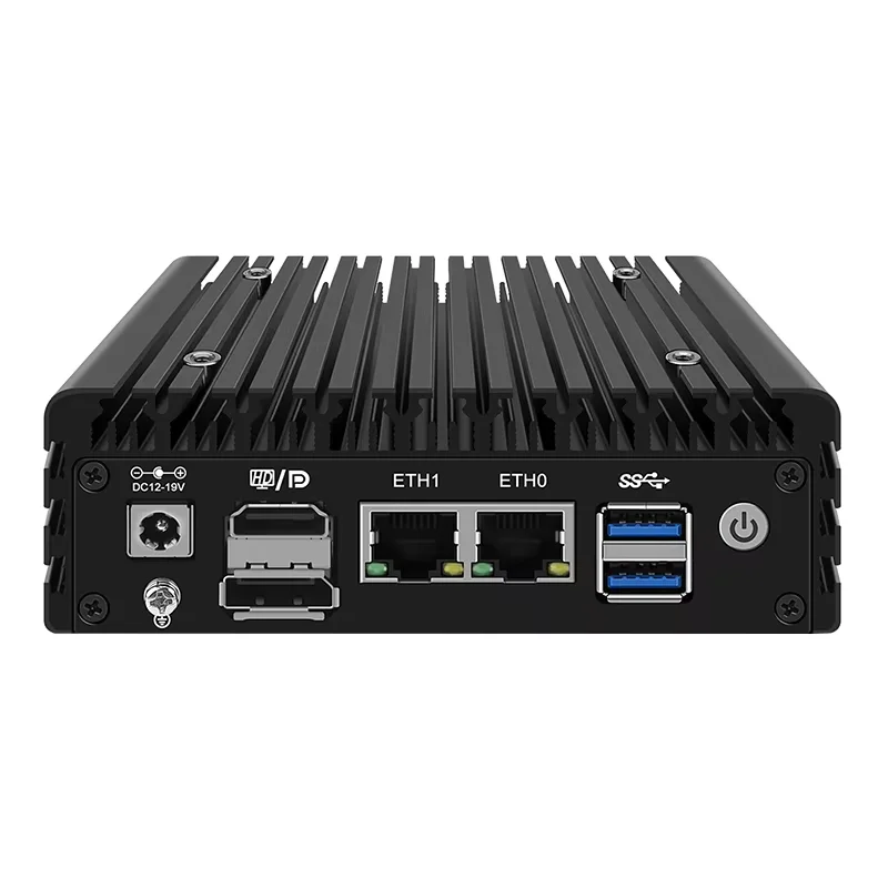토포튼 P5 P6 팬리스 NAS 미니 PC 인텔 3-N355 N350 N150 2x2.5G LAN 최대 7*M.2 NVMe 또는 6*SATA 키트 DDR5 HDMI+DP 방화벽 컴퓨터 썸네일 3