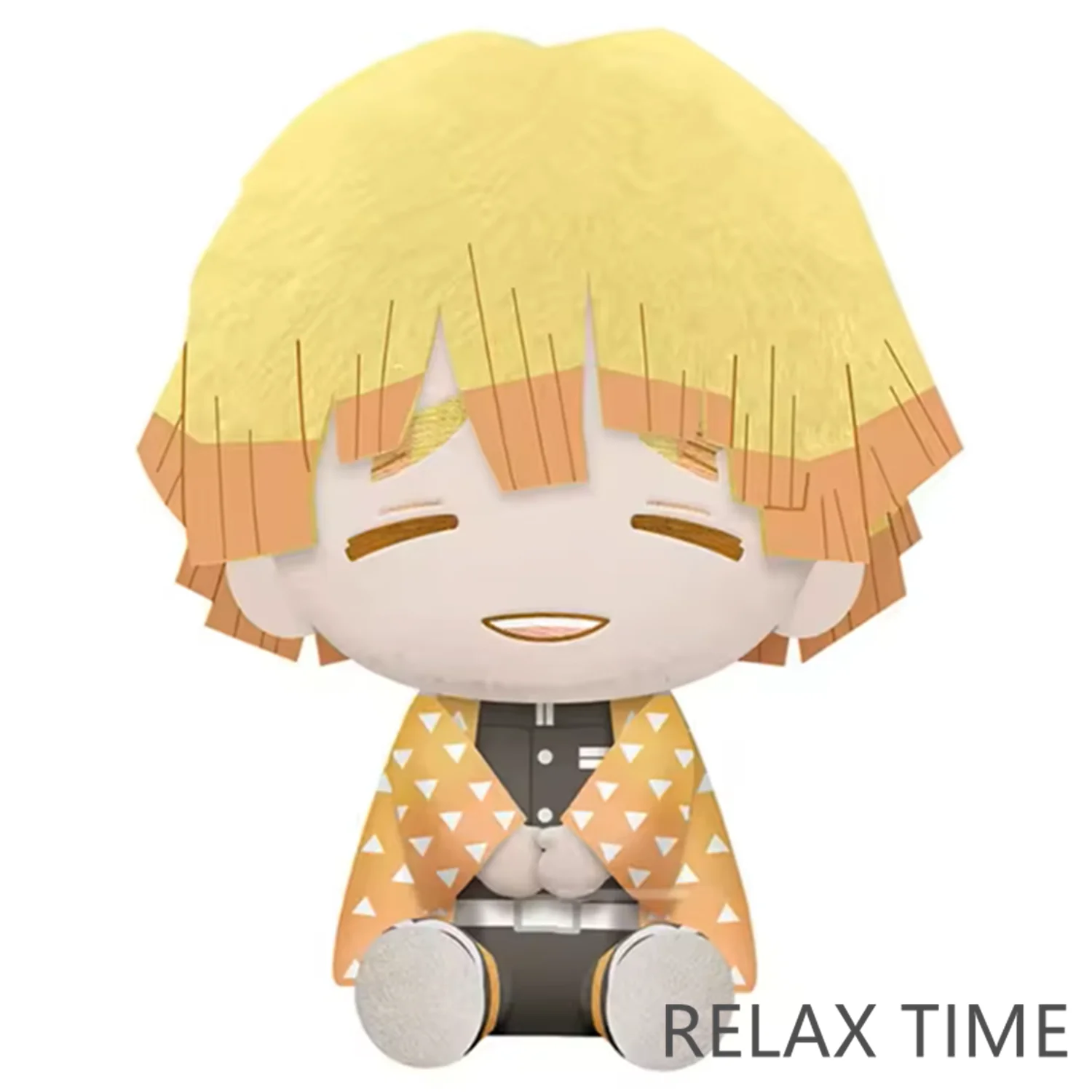 

New Cute Anime Demon Zenitsu agatsuma Sleeping Plush Kids Stuffed Toys For Children