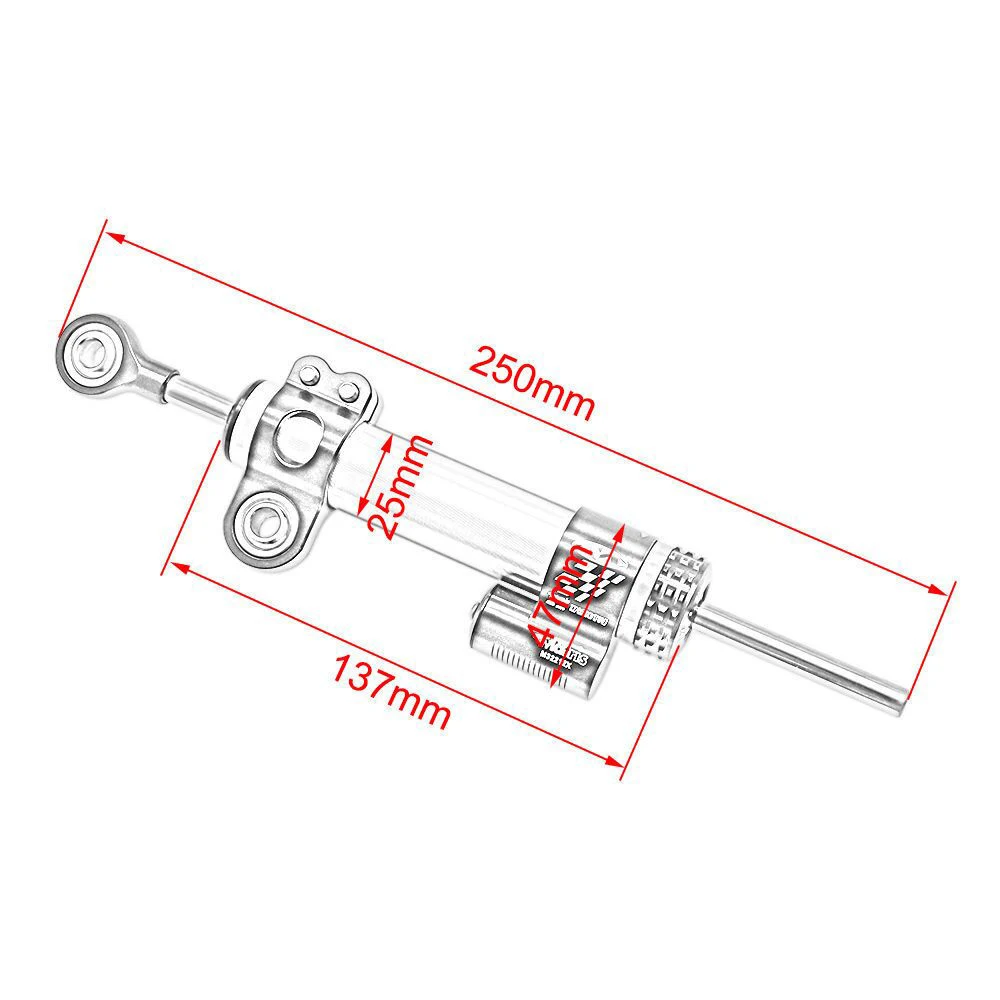 Voor YAMAHA MT10 MT-10 MT07 MT-07 MT09 MT-09 Universele Motorfiets Verstelbare Stuurdemping Stabilisator Buffer Schokdemper