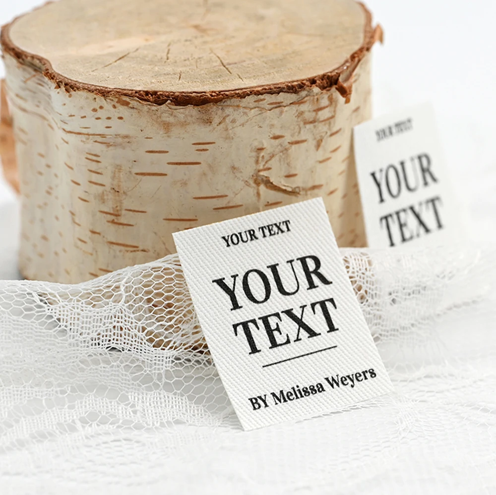 Custom Cotton Labels 56pcs Iron on Name Tags Washable 1.18