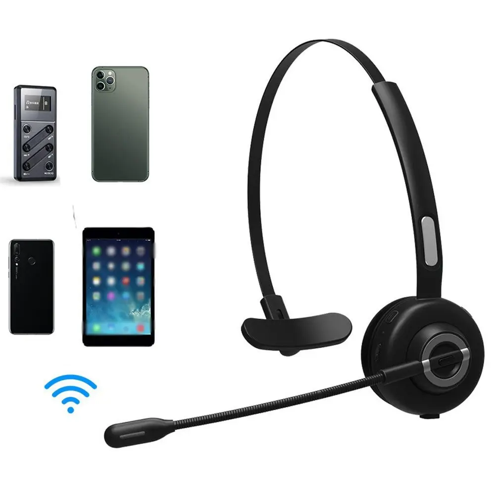 Hot Wireless Bluetooth Headphone Telephone Headset With Microphone for Office Call Center Handsfree Noise Reduction Earphones