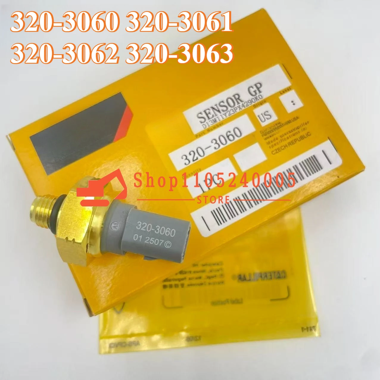 

EXCAVATOR Engine Fuel Oil Pressure Sensor 320-3060 320-3061 320-3062 320-3063 for 3203060 3203061 3203062 3203063